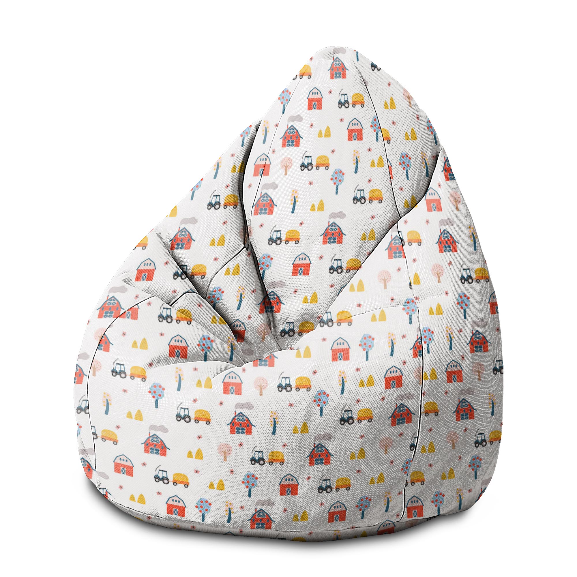 Pearshape This is Farm Pouf-M-Oxford