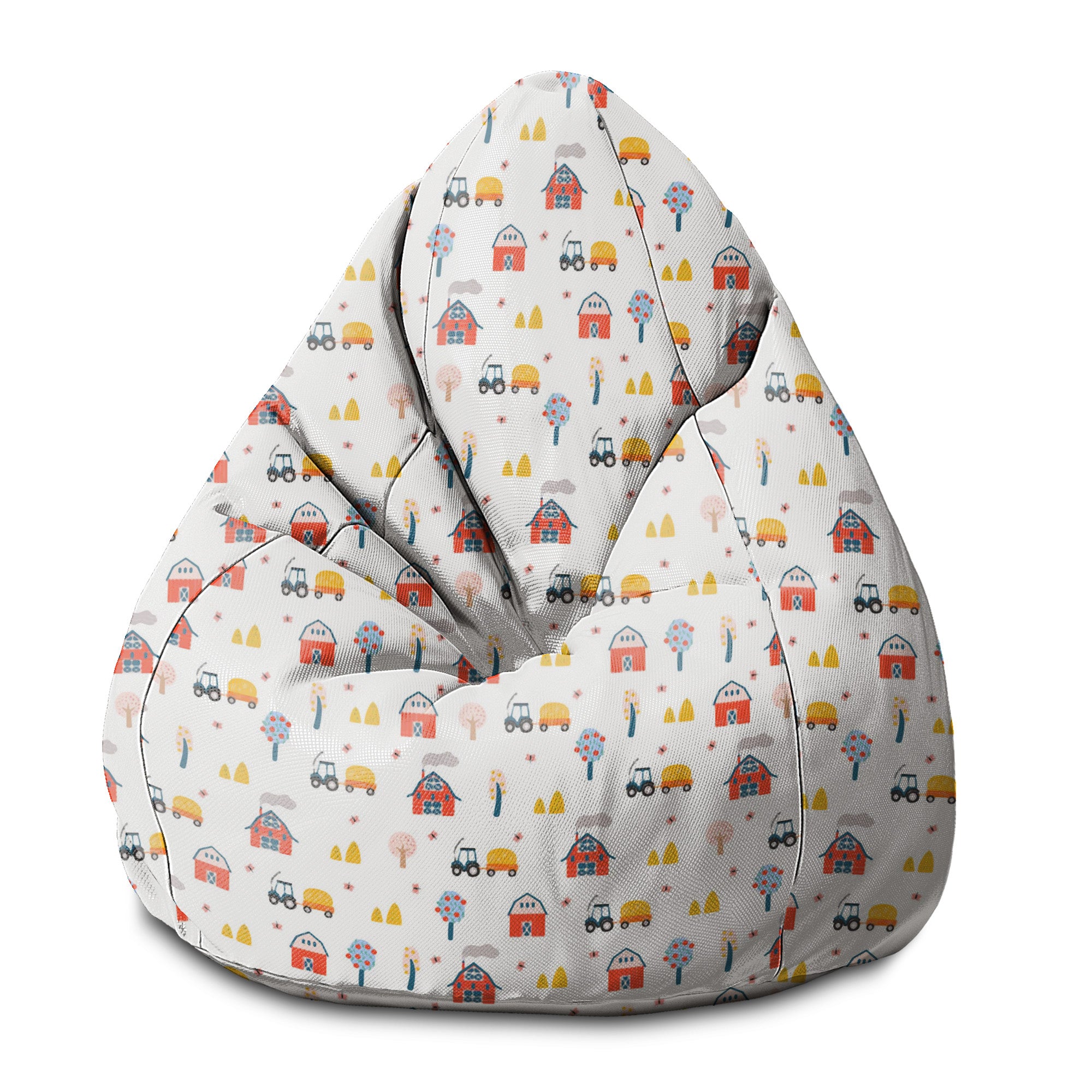Pearshape This is Farm Pouf-S-Velvet