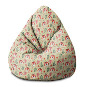 Pearshape Tiger Pattern Pouf-S-Oxford