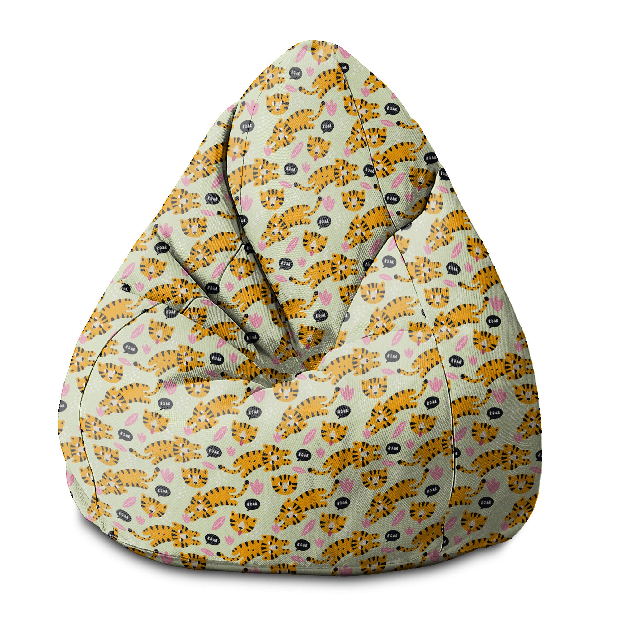 Puf Pearshape Tiger Roar