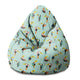 Pearshape Toucans Pouf-S-Oxford