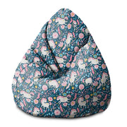 Pearshape Puff Unicorn in the Flowers