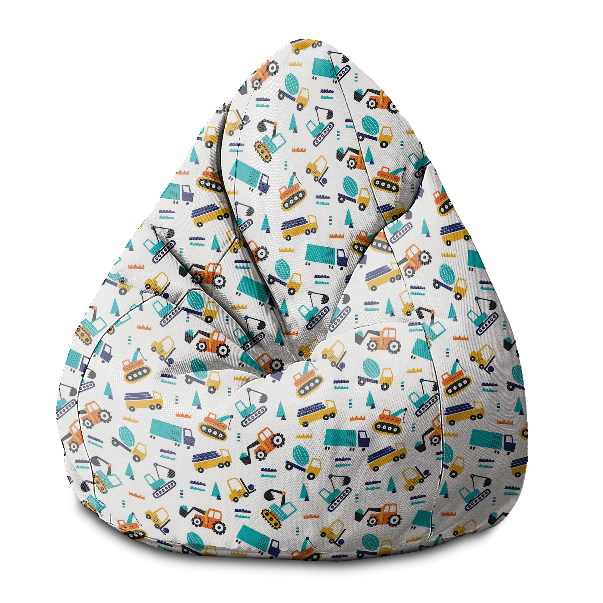 Pearshape Puff Vehicle Pattern-S-Velvet