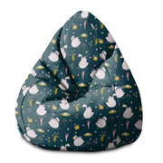 Sedací vak Pearshape Labutie jazero-S-Oxford