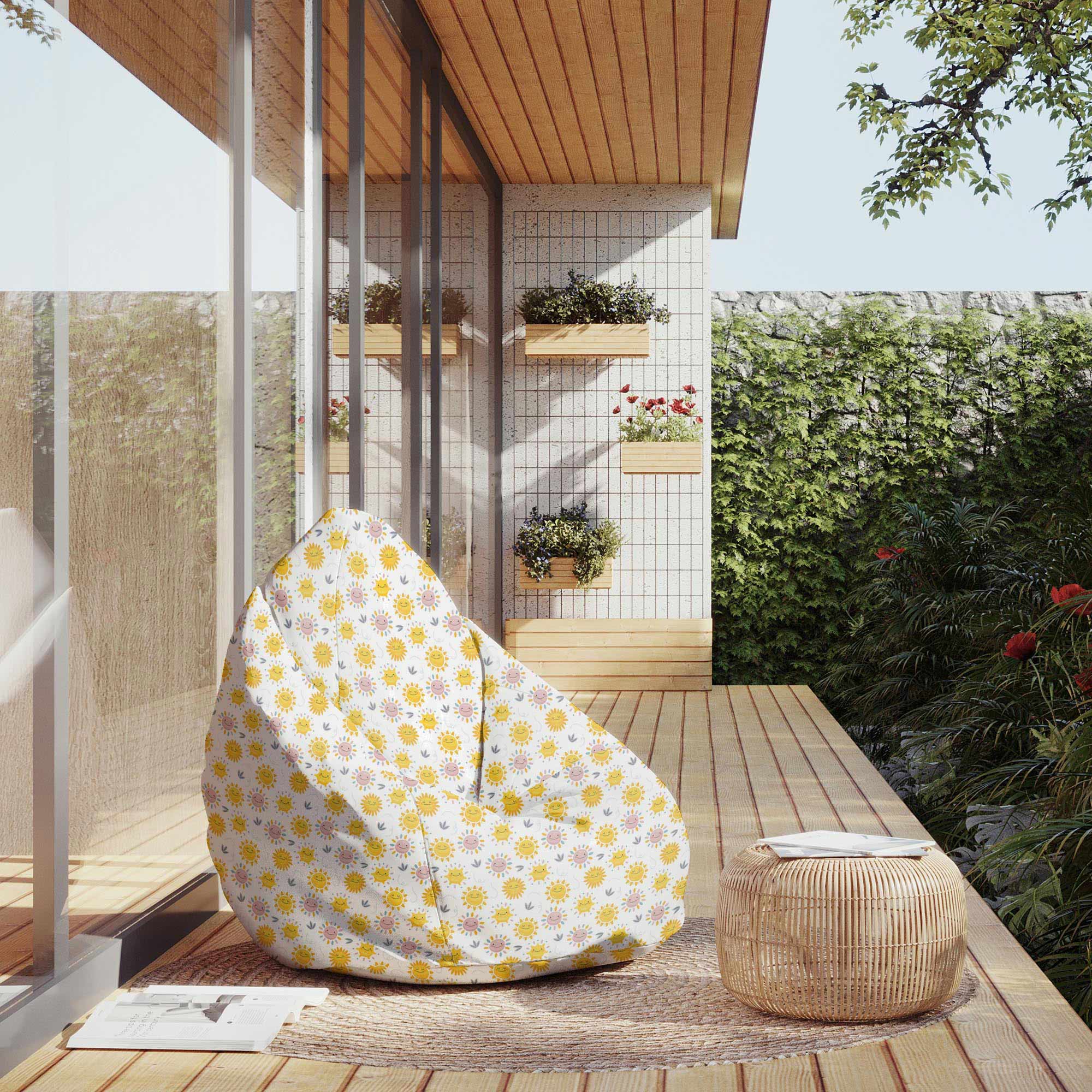 Pearshape Beanbag Sunny Morning-M-Oxford