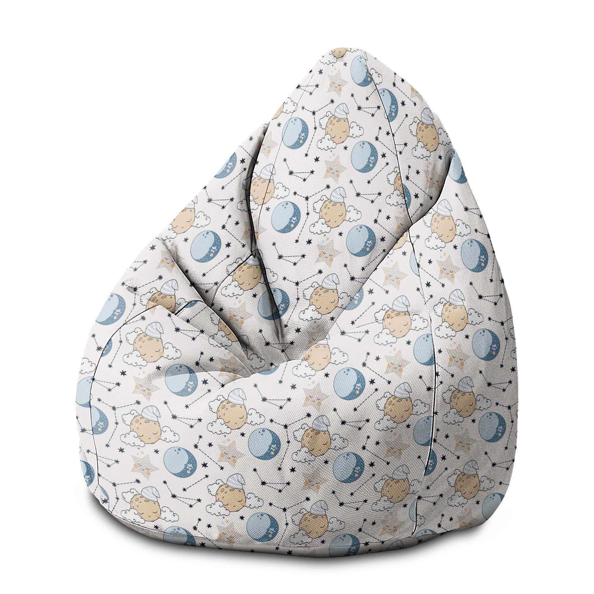 Pearshape Beanbag Sleeping Moon-M-Oxford