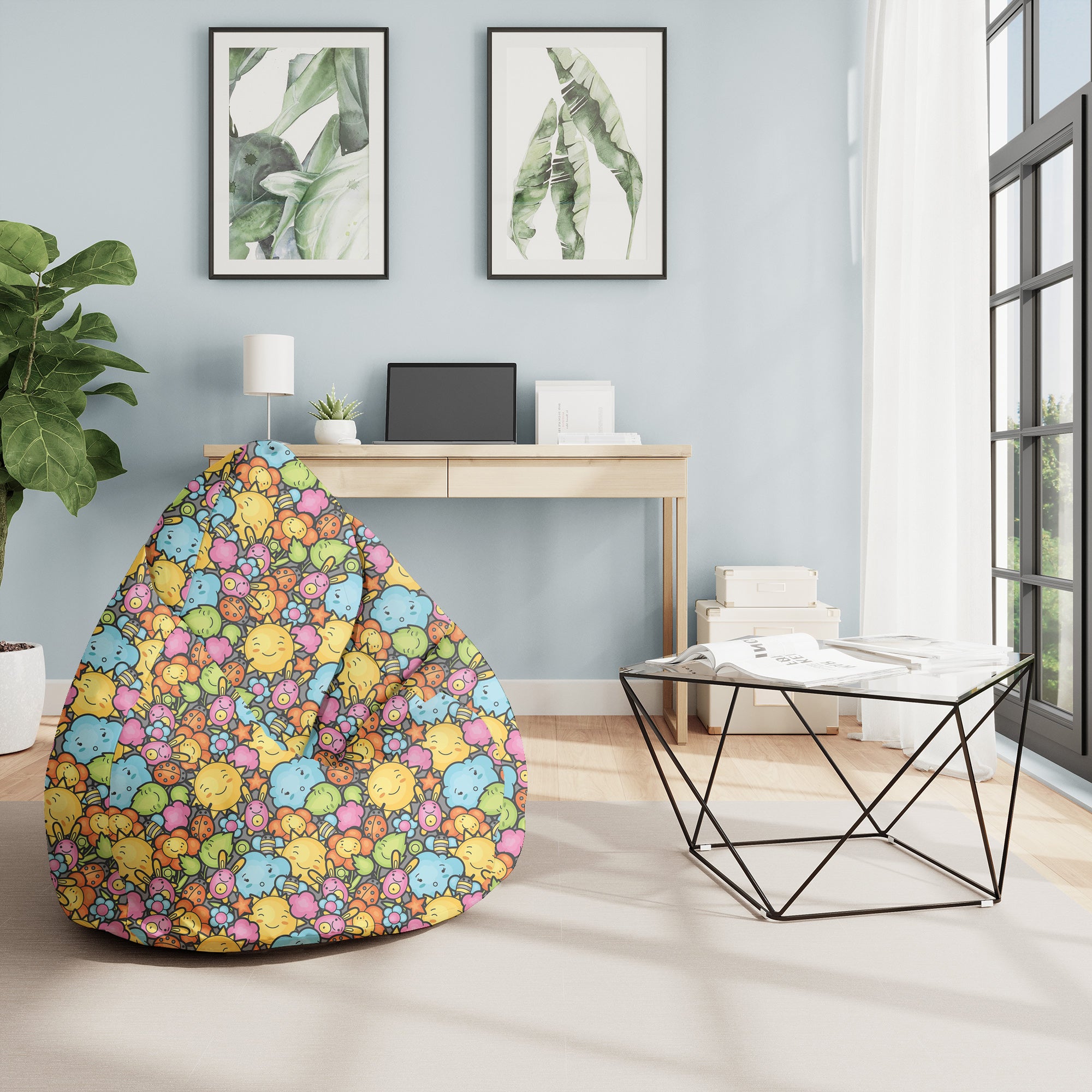 Pearshape Puff Friends-M-Oxford