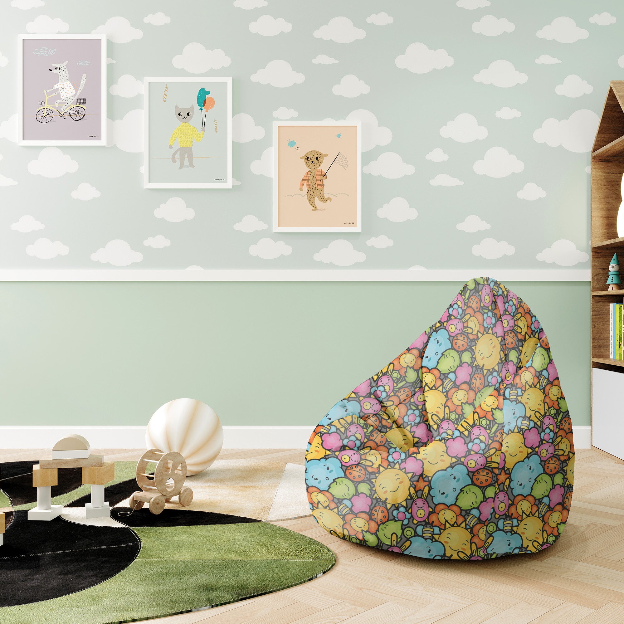 Pearshape Puff Friends