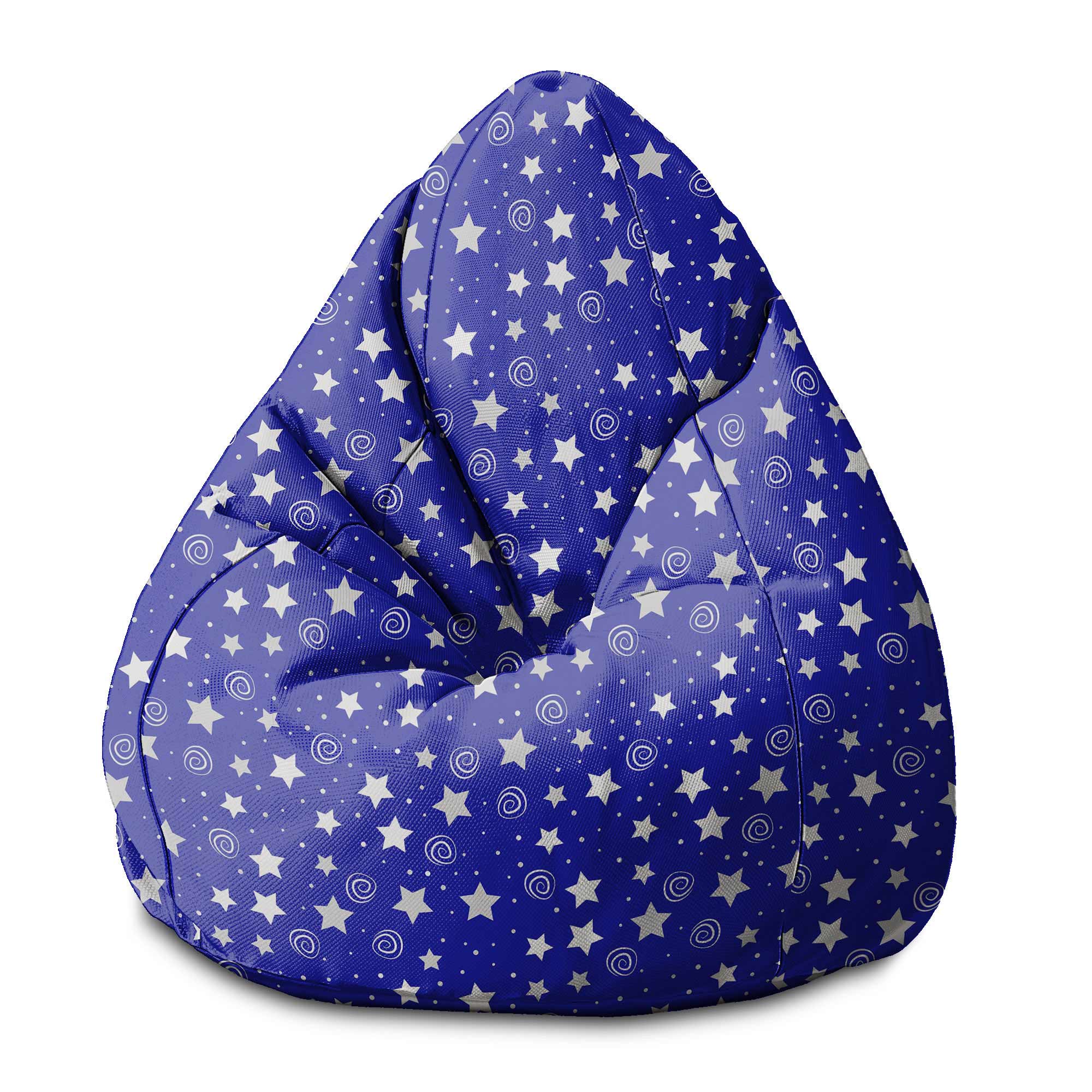 Pearshape Puff Night Sky Pattern-S-Velvet