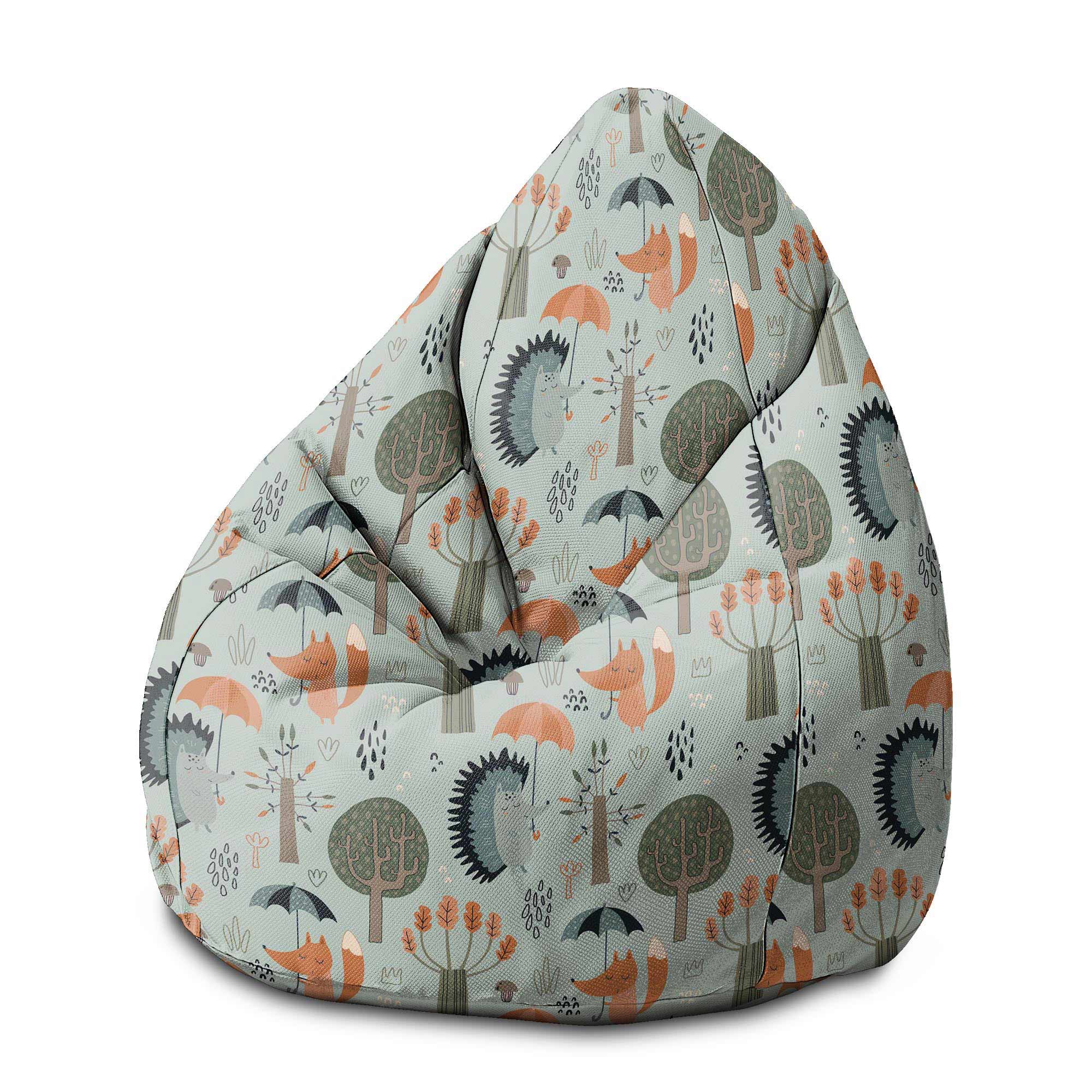 Puf Pearshape Autumn Forest-M-Oxford
