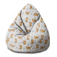 Sedací vak Pearshape Baby Tiger-S-Velvet
