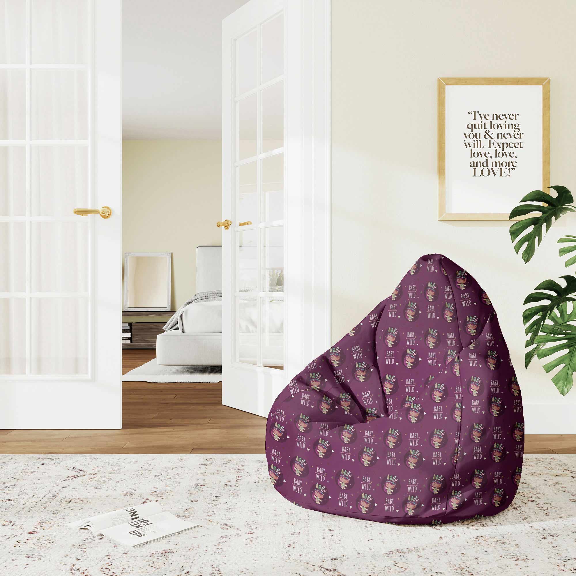 Puf Pearshape Baby Wild-M-Oxford