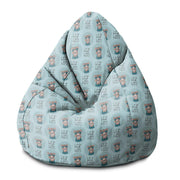Pearshape Bear Hero-S Velvet Pouf