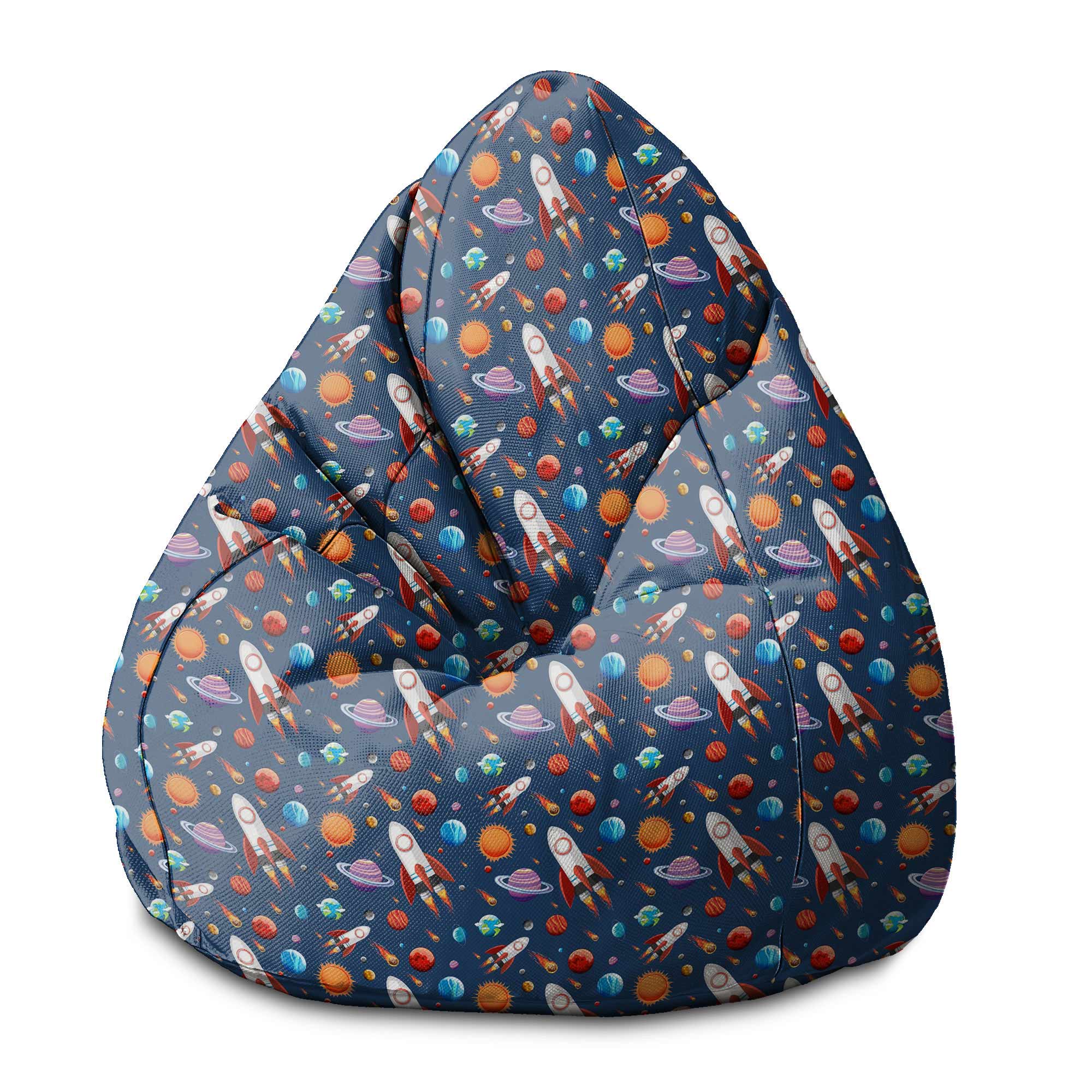 Pear-shaped Pouf Cosmos-S-Velvet