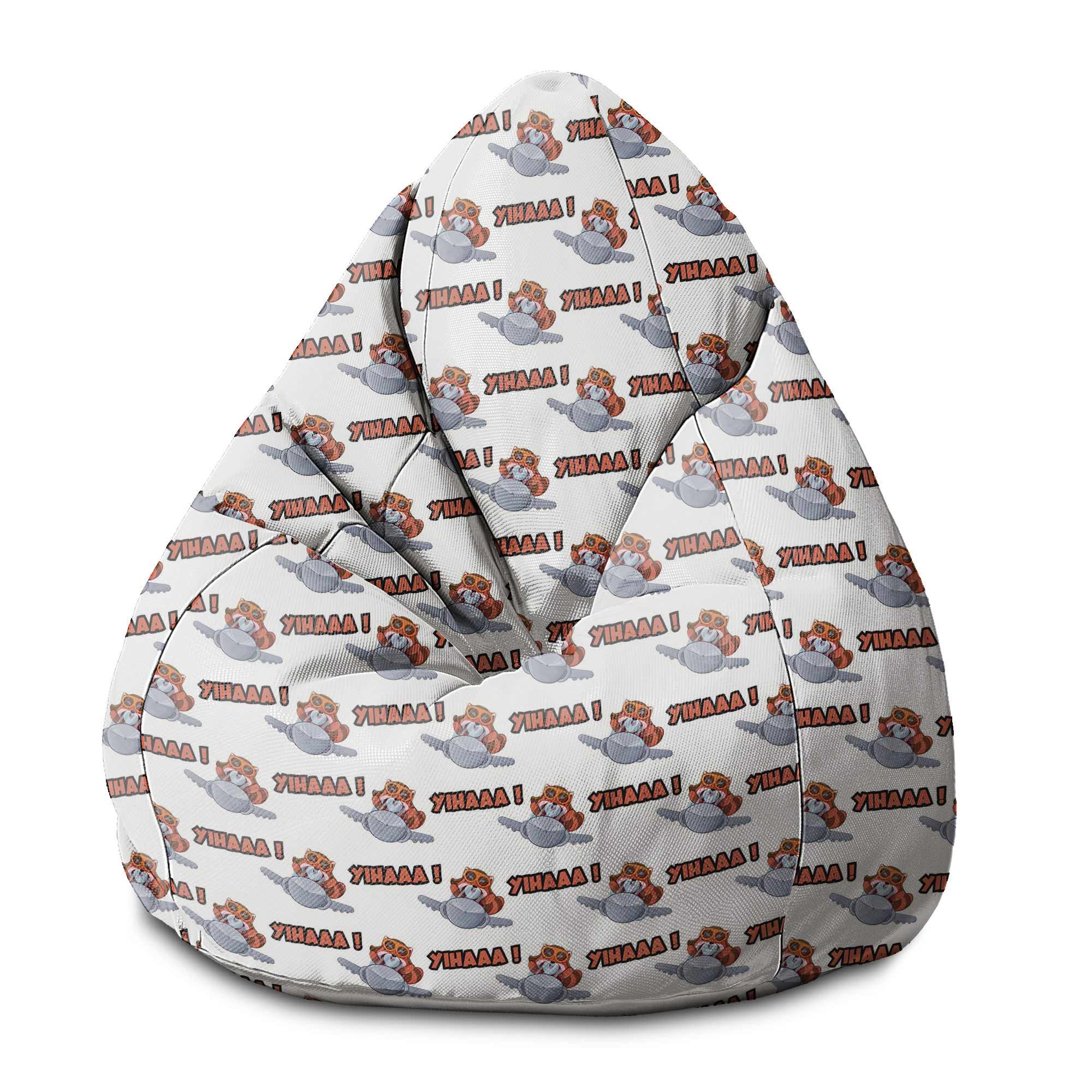 Pear-shaped Pouf Cartoon Fox