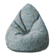 Pear-shaped Pouf Colorful Dots-S-Oxford