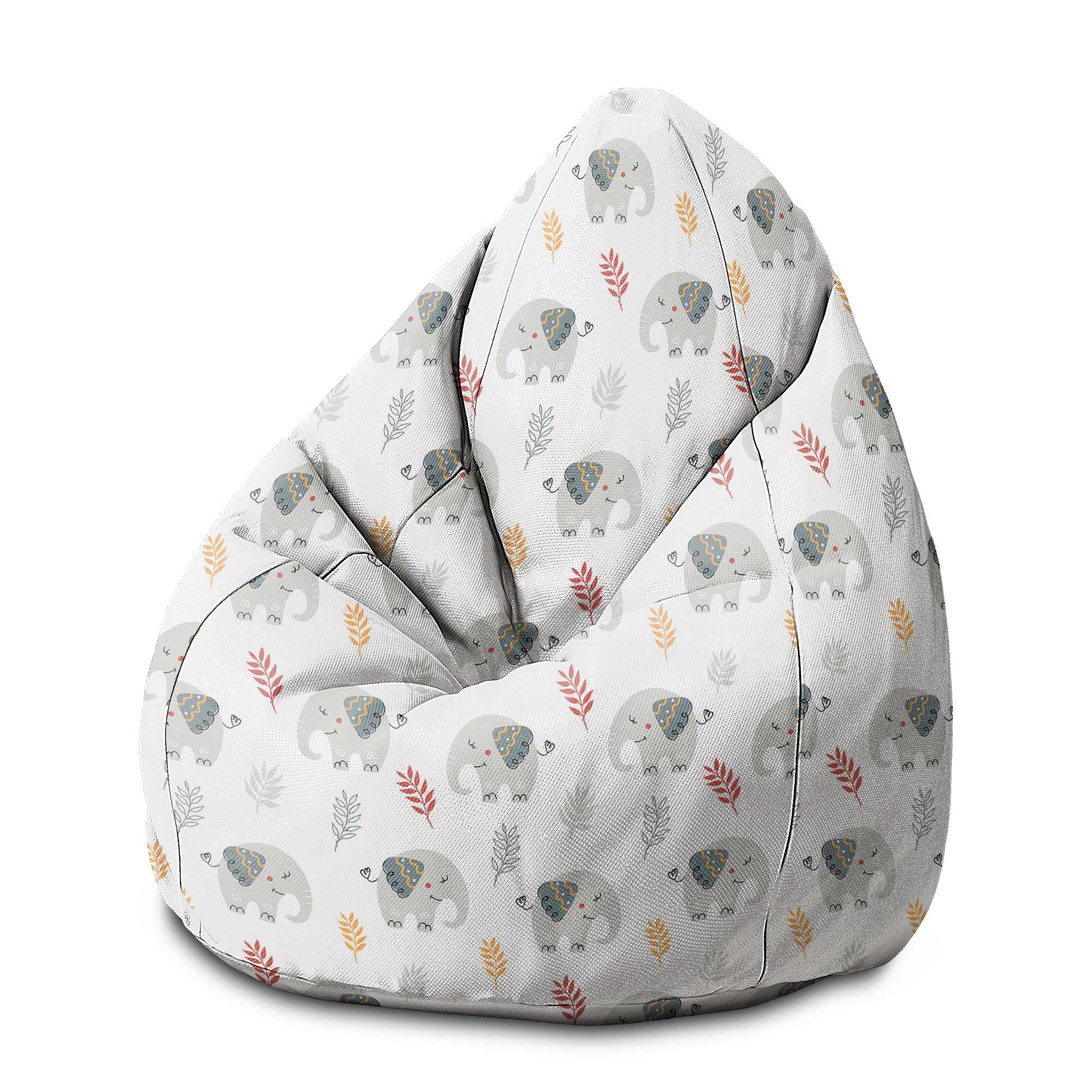 Puf Pearshape Cute Elephant-M-Velvet