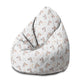 Puf Birnenform Niedliche Giraffe-M-Samt