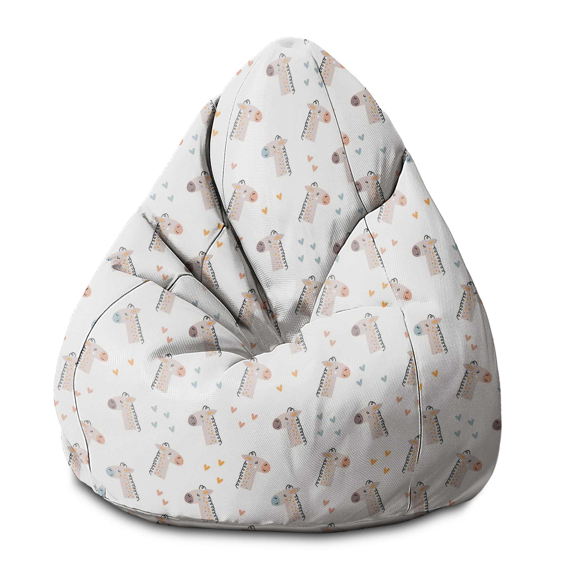 Puf Birnenform Niedliche Giraffe