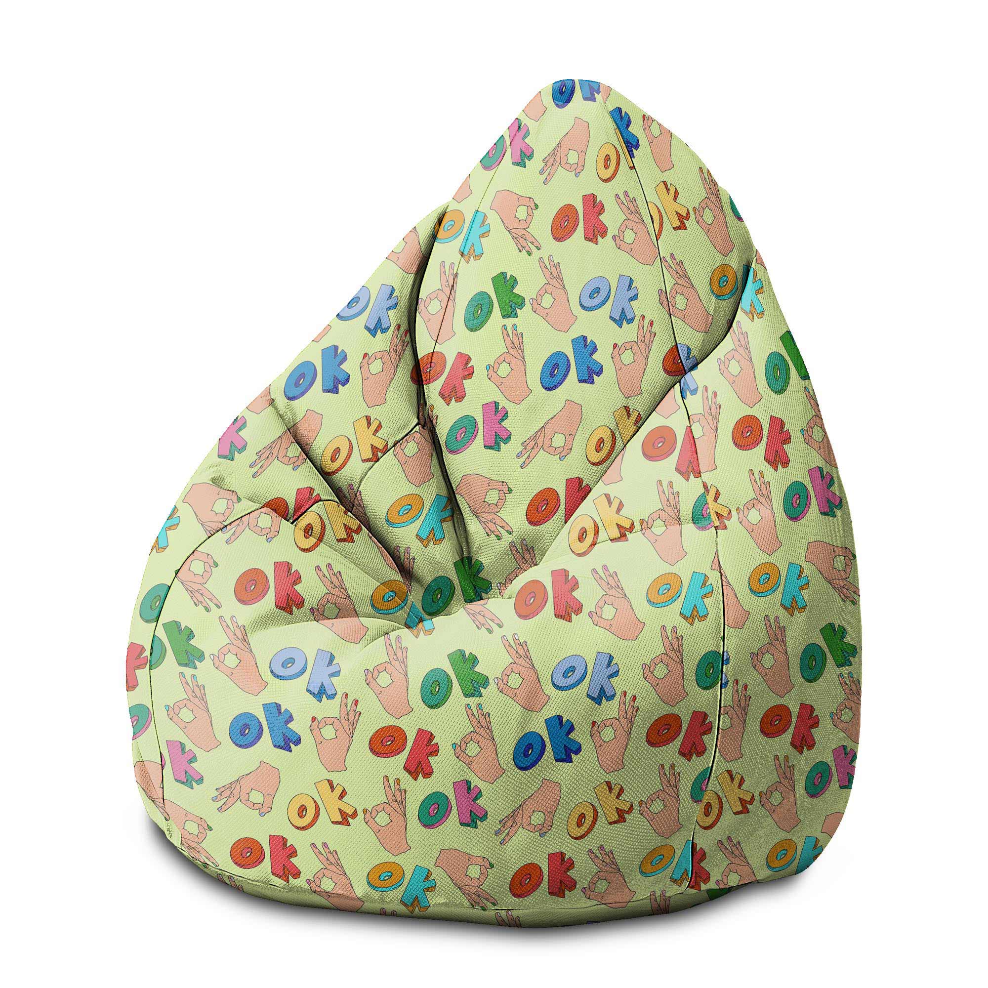 Puf Pearshape Everything je OK-M-Velvet