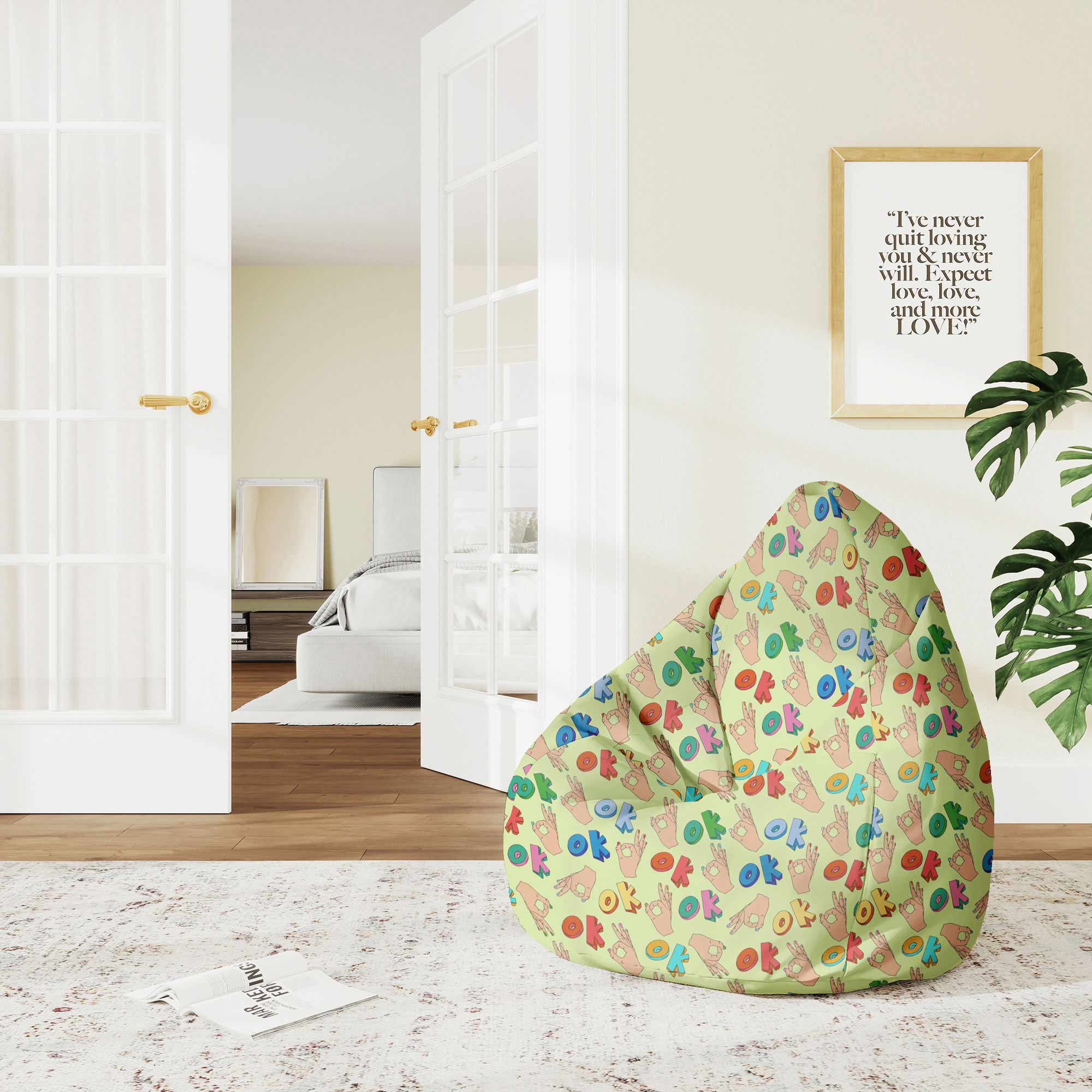 Puf Pearshape Everything je OK-M-Velvet