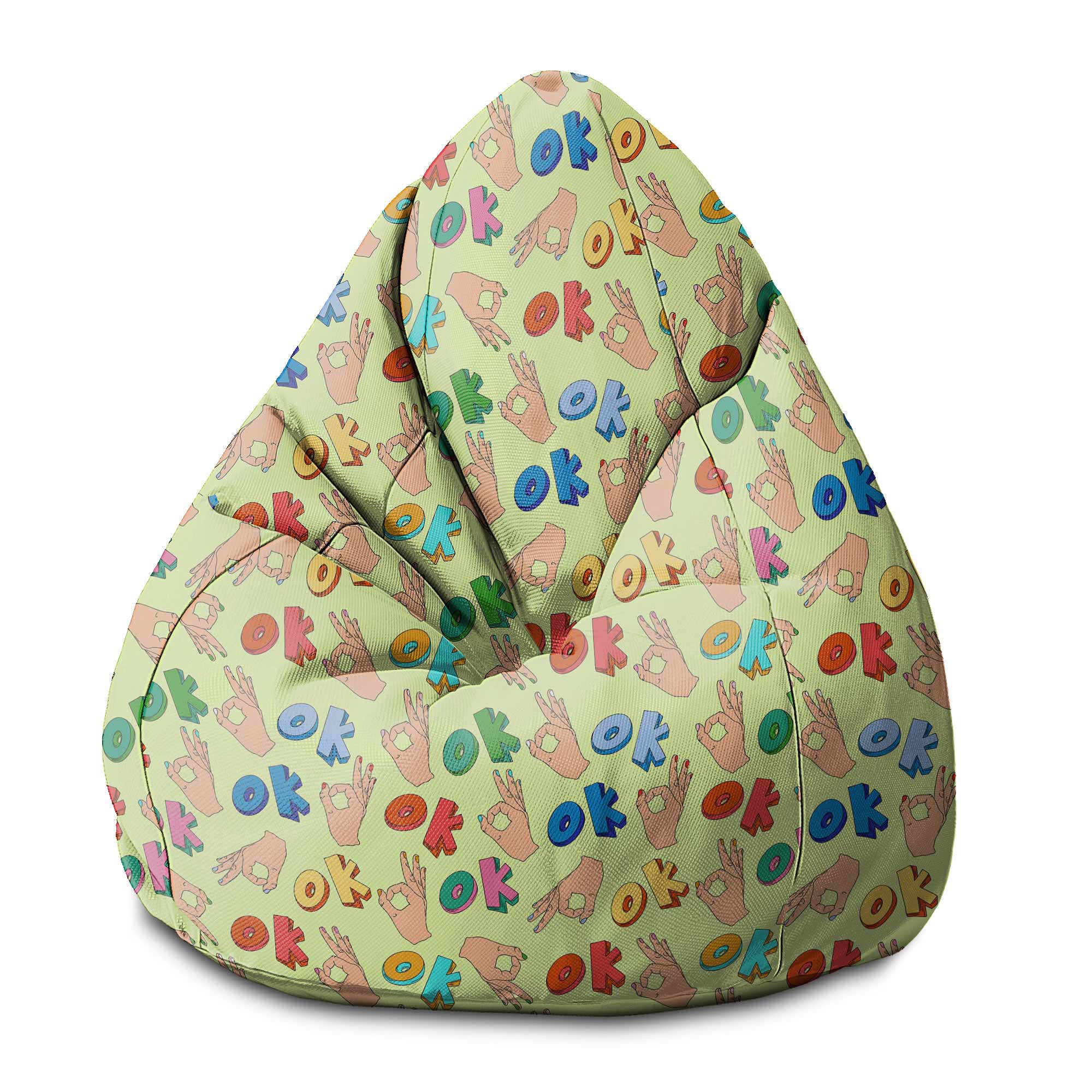 Puf Pearshape Everything je OK-S-Velvet