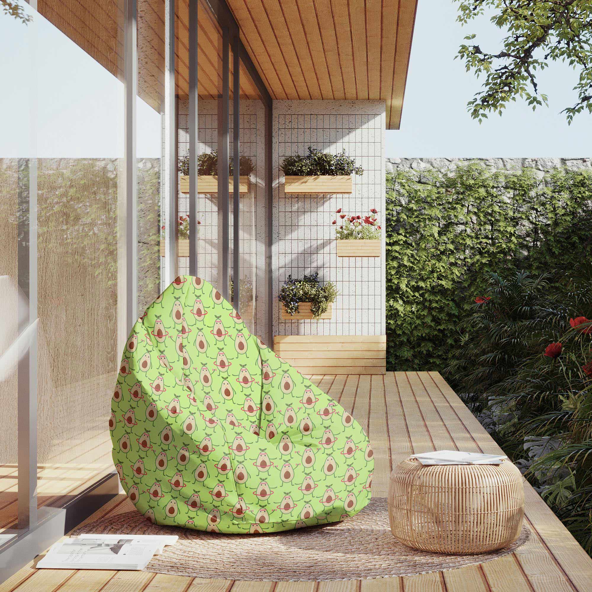 Puf Pearshape Exercising Avocados-M-Velvet