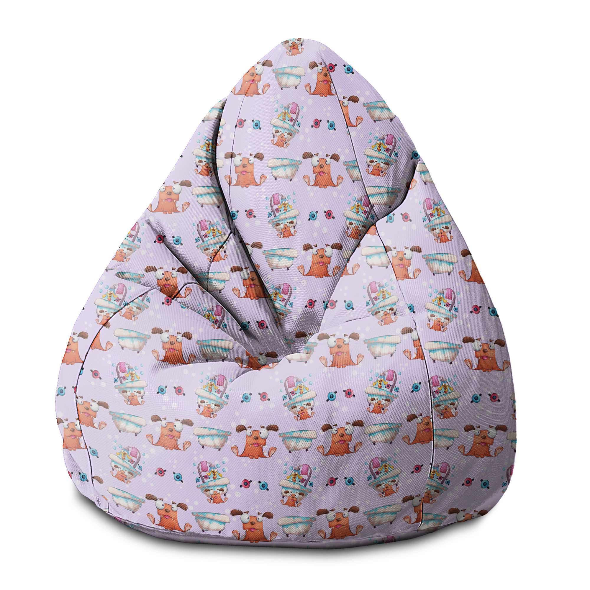 Puf Pearshape Funny Dog in the Bath-S-Velvet