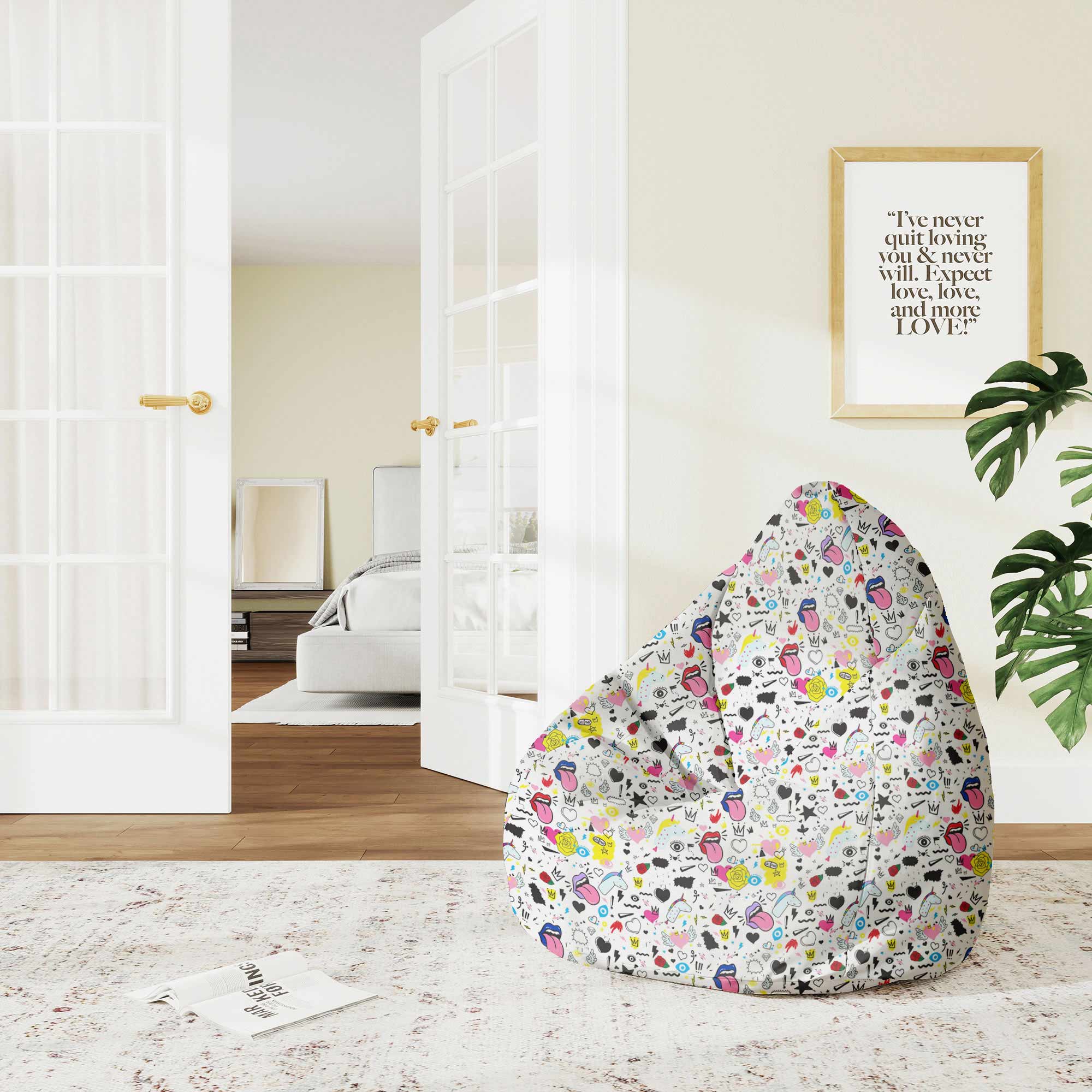 Puf Pearshape Girl Power-M-Velvet