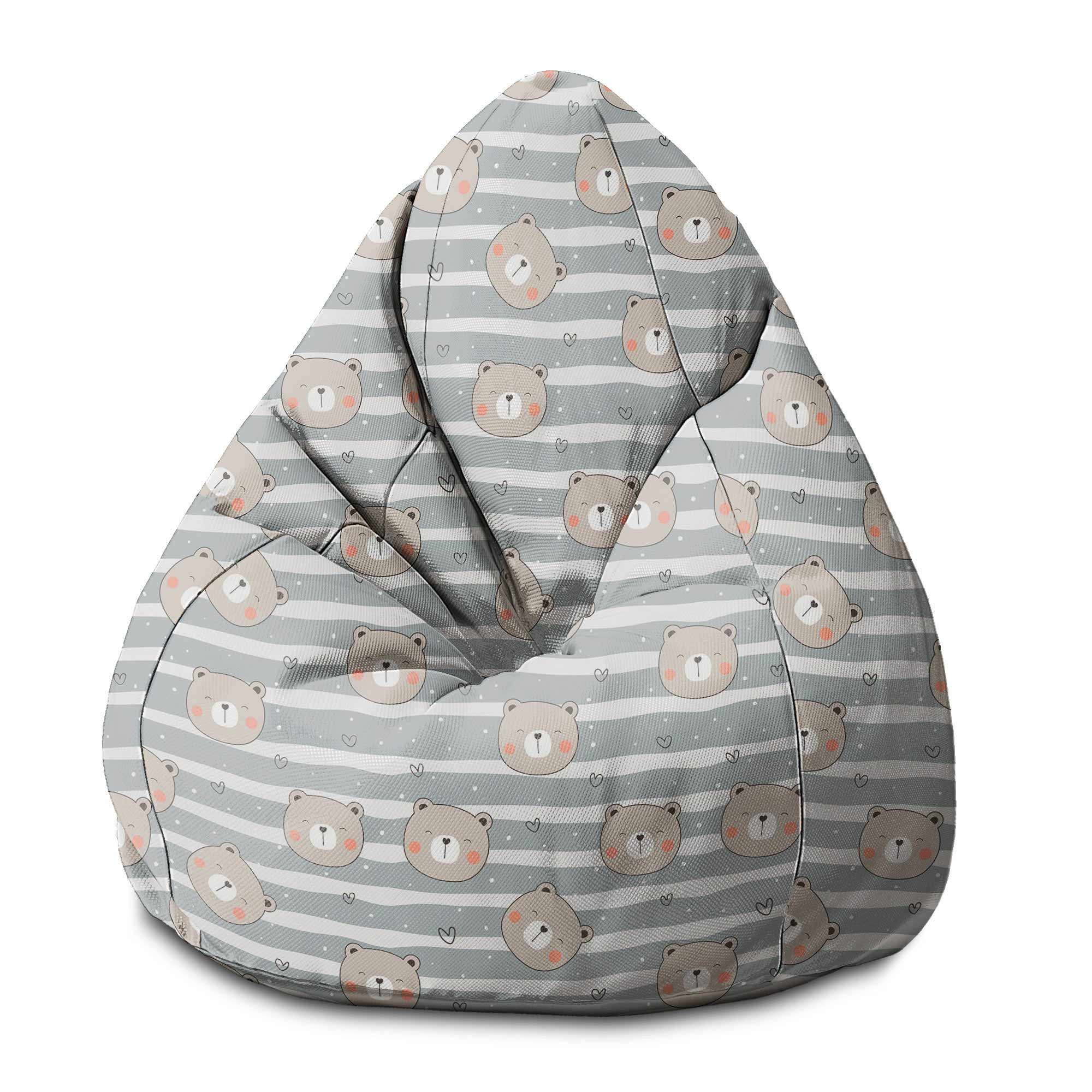 Pearshape Pouf Happy Bear