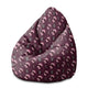 Pearshape Pouf Let's Fly-M-Velvet