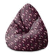 Pearshape Pouf Let's Fly-S-Velvet