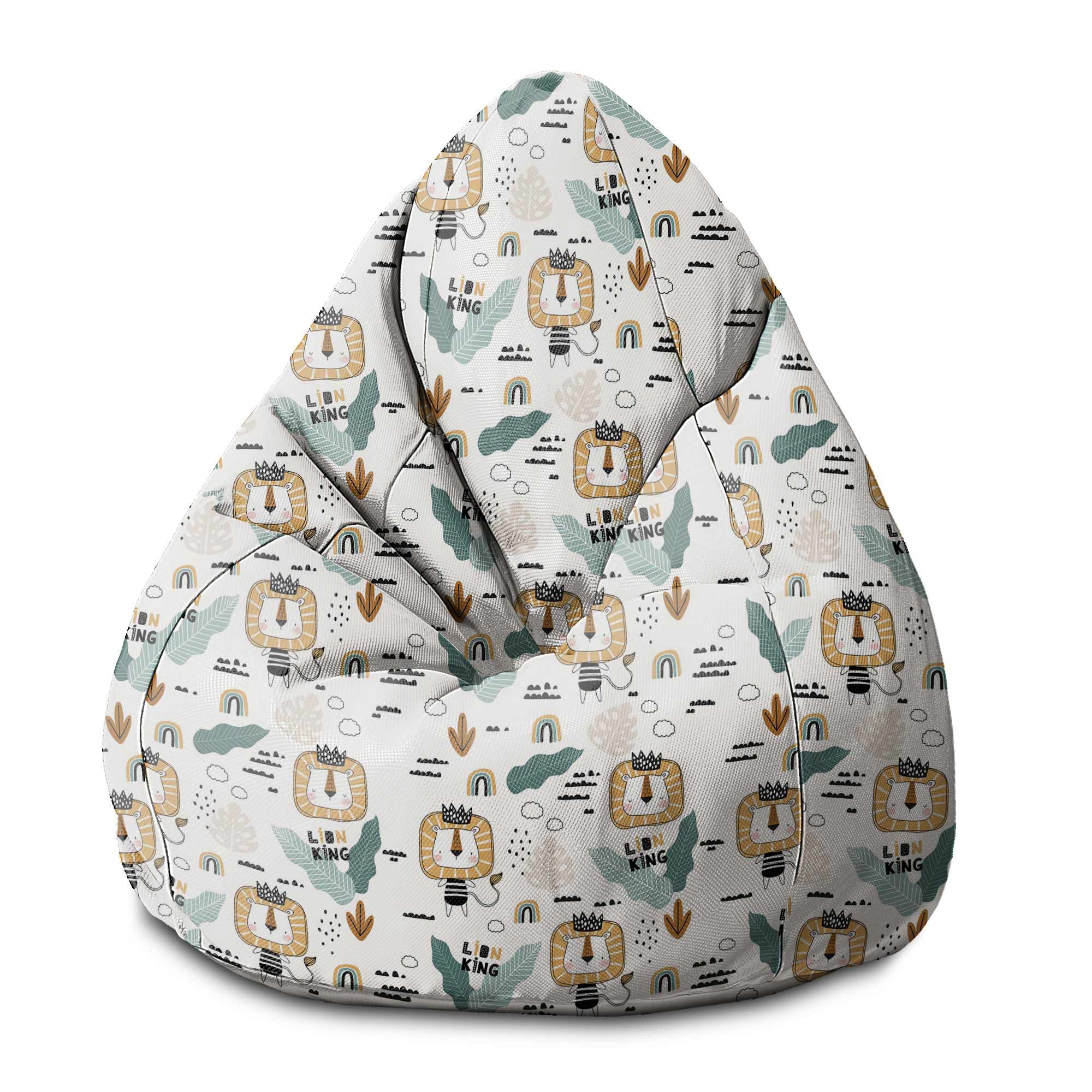Pearshape Pouf Lion King-S-Oxford