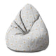 Pearshape Pouf Moon and Star-S-Oxford