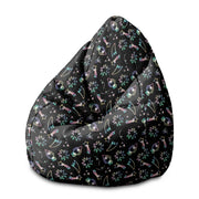 Pearshape Neon Galaxy-M Velvet Pouf
