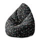 Puf Pearshape Neon Galaxy-M-Velvet