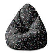 Pearshape Neon Galaxy-S Oxford Pouf