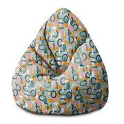 Puf Pearshape Abstract Cut Out-S-Oxford