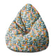Puf Pearshape Abstract Cut Out-S-Oxford