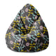 Sedací vak Pearshape Garden Sketch-S-Velvet