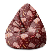 Pearshape Abstract Nature Pouf