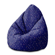Pearshape Abstract Soft Shapes-M Velvet Pouf