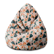 Pearshape Abstract Spring-S Oxford Pouf