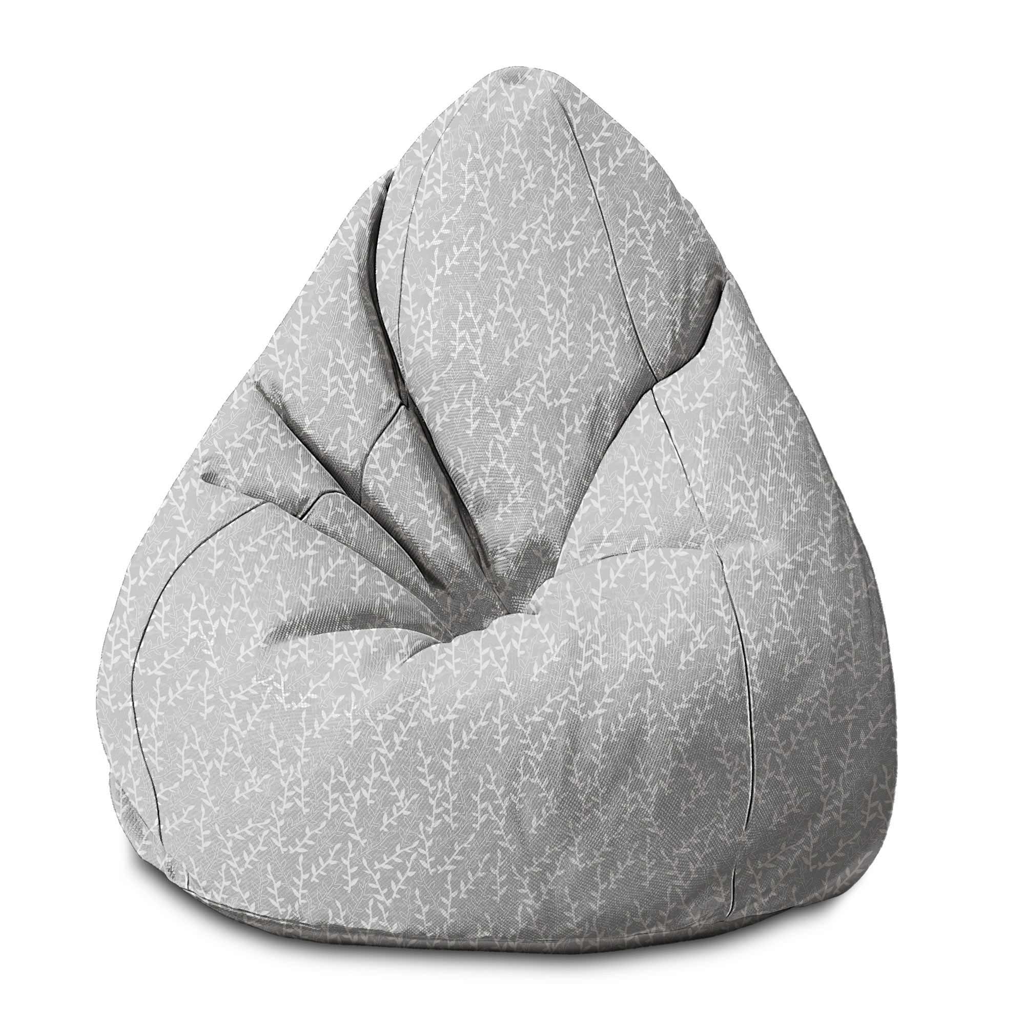 Pearshape Botanical Doodles Pouf-S-Oxford