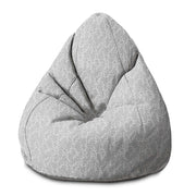 Pearshape Botanical Doodles Pouf-S-Velvet