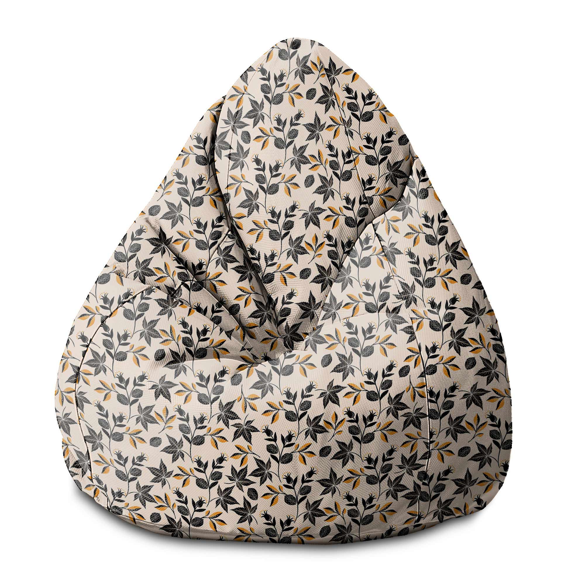 Puf Pearshape Pohodlné jesenné listy