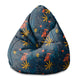 Pearshape Pouf Doodle Exotic-S-Velvet