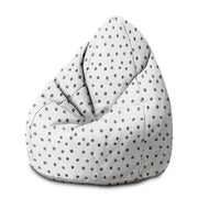 Pearshape Pouf Drawn Circles-M-Velvet