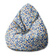 Pearshape Pouf Energy Blues-S-Oxford