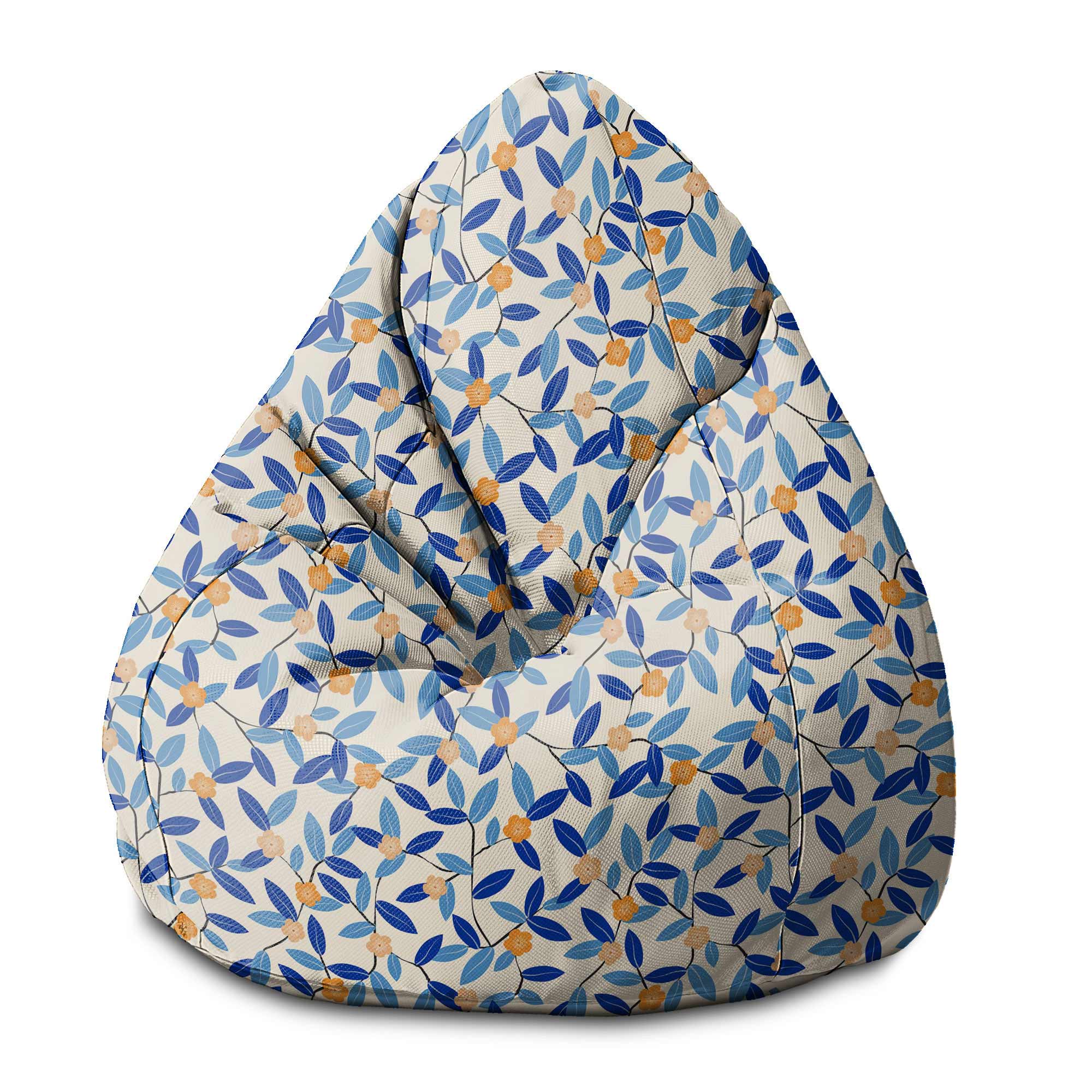 Pearshape Pouf Energy Blues